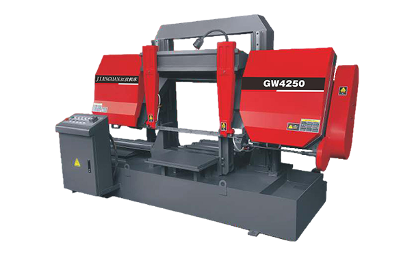 鄂城GW4250双柱龙门卧式带锯床